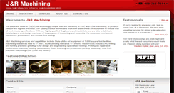 Desktop Screenshot of jrmachining.com