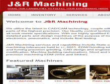 Tablet Screenshot of jrmachining.com